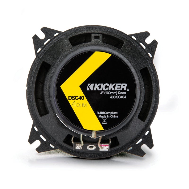 Kicker (2) Kicker 43DSC404 4-Inch 4 Ohm Coaxial Car Speakers - (1) Pair - Image 3
